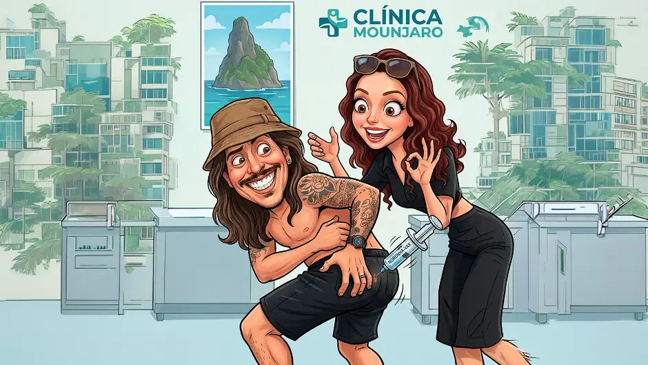 Cota Mounjaro pro Arthur chegar magrinho em Noronha