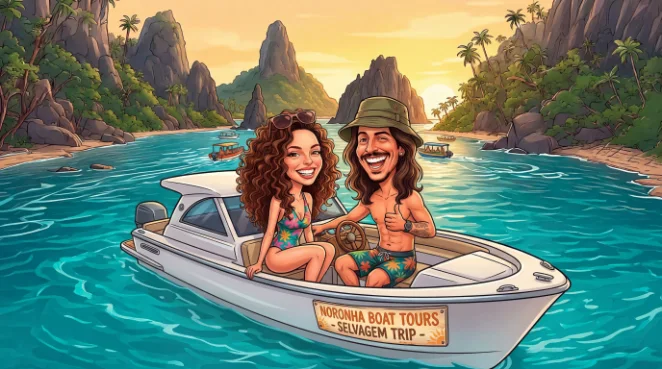 Passeio de Barco em Noronha