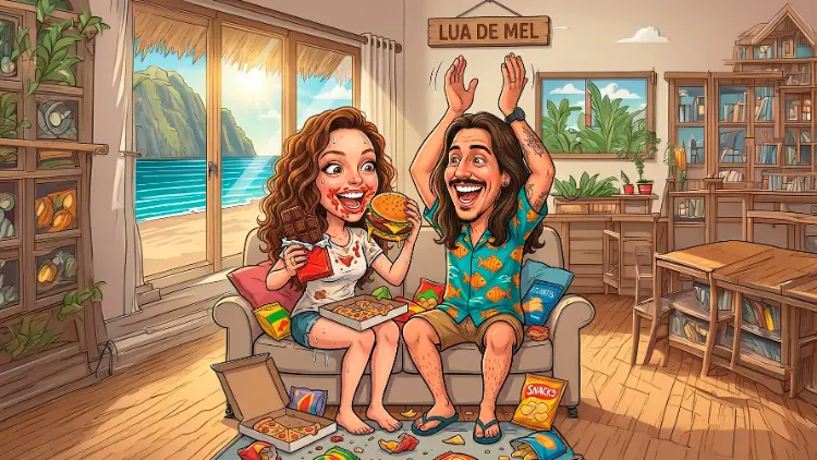 Licença pra Clarice comer Junk Food na Viagem