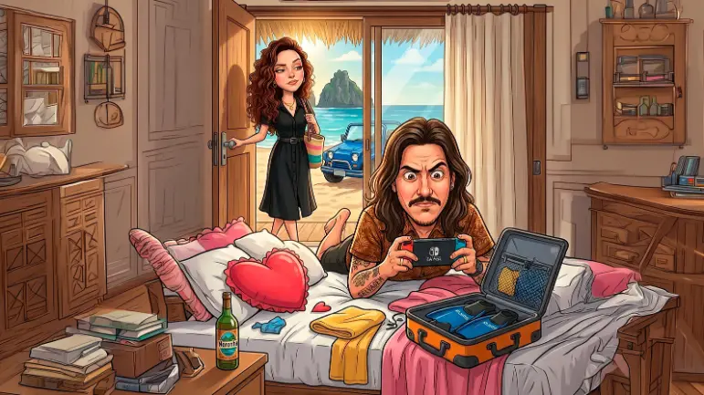 Licença pro Arthur levar o Videogame na Viagem